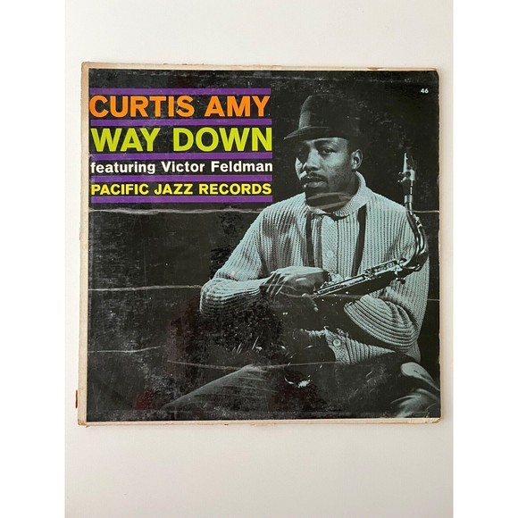 Curtis Amy Victor Feldman Way Down 1962 LP PJ 46 A 903 VG MONO Vinyl